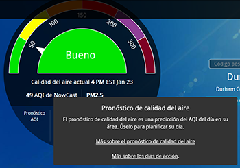 Cuadro emergente