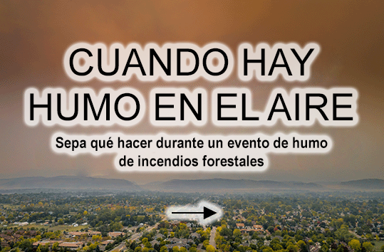 Texto "Cuando hay humo en el aire"